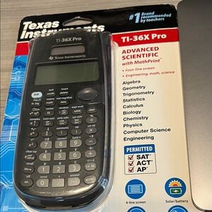 Texas Instruments TI-36X Pro in Black and Blue